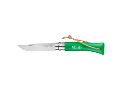 Opinel Colorama N°07 zavírací nůž 8 cm, zelená, 002210