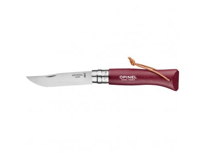 Opinel Colorama N°08 zavírací nůž 8,5 cm, vínově červená, 002213