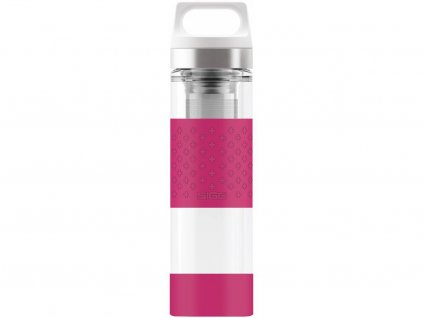 Skleněná termoska SIGG HOT & COlD GLASS WMB BERRY, 0,4 l