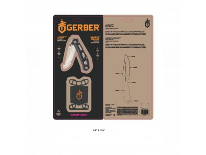 Gerber set Airlift Black + Barbill Wallet Black