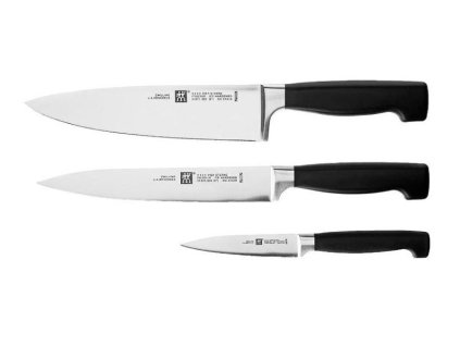 Zwilling Four Star set nožů 3 ks špikovací, plátkovací, kuchařský