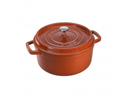 Staub Cocotte hrnec kulatý 24 cm/3,8 l skořicová, 11024806