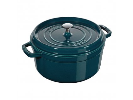 Staub Cocotte hrnec kulatý 26 cm/5,2 l mořská modř, 1102637