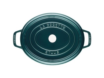 Hrnec Staub Cocotte, oválný, 31cm / 5,5l, mořská modř