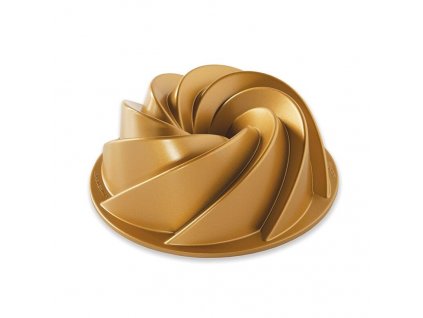 Nordic Ware forma na bábovku Heritage, 6 cup zlatá, 90077