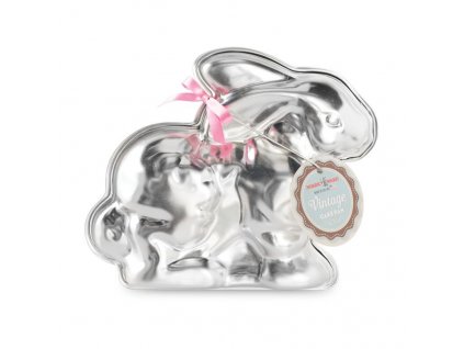 Forma Nordic Ware Jarní králíček - 3 cup stříbrná