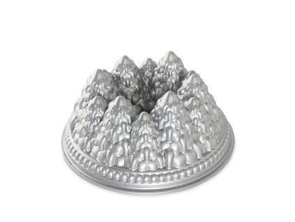 Nordic Ware bábovka Les, stříbrná