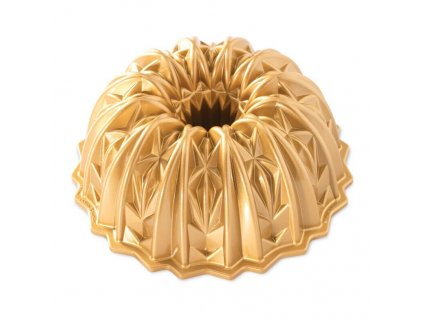 Nordic Ware bábovka Crystal, zlatá