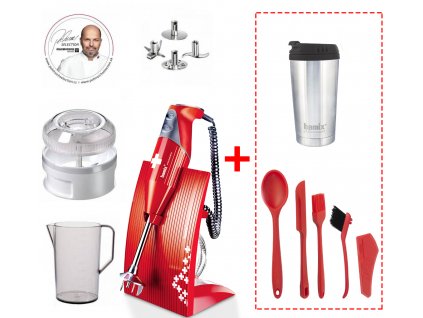 Set tyčový mixér Bamix + 6 ks praktických kuchyňských doplňků