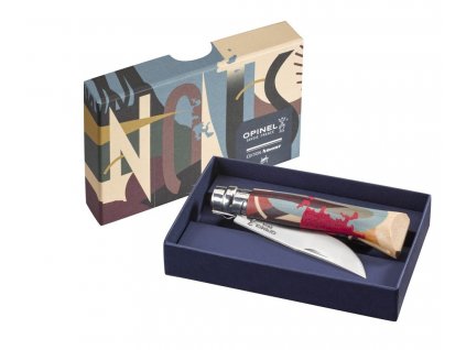 Zavírací nůž Opinel N°08, z kolekce Amour 2019, motiv by Franck Pellegrino