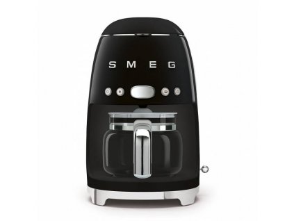 SMEG 50's Retro Style překapávač na kávu pastelově černý, DCF02BLEU