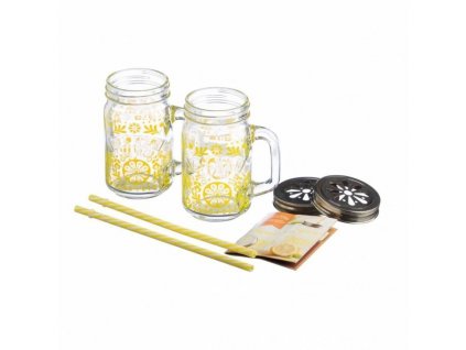 Kilner set na limonádu, 2 ks sklenice 400 ml