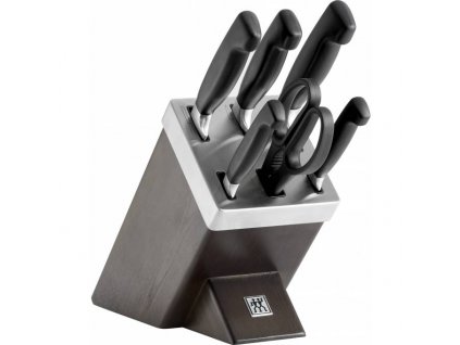 Zwilling Four Star samoostřící blok s noži 7 ks, hnědý, 35145-000