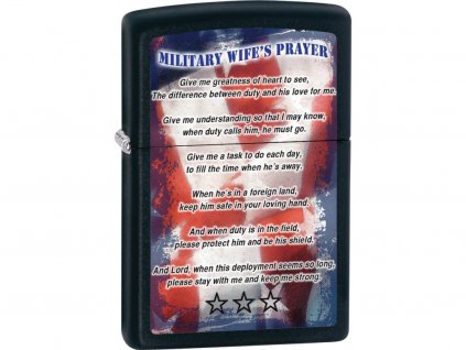 Zapalovač Zippo 26418 Military Wifes Prayer