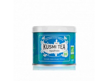 Sypaný bio organický bylinný čaj Kusmi Tea AquaFrutti, 100 g