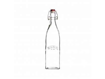 Kilner Clip Top skleněná láhev s klipem, hranatá, 0,55 l, 0025.471