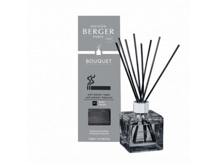 BERGER for Tobacco / Na zápach po tabáku, difuzér s náplní kostka 125ml