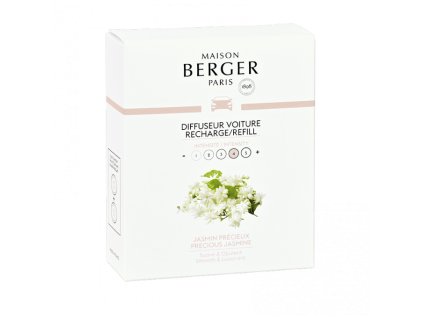 BERGER CAR 2 náhr. náplně Precious Jasmine / Vzácný Jasmín