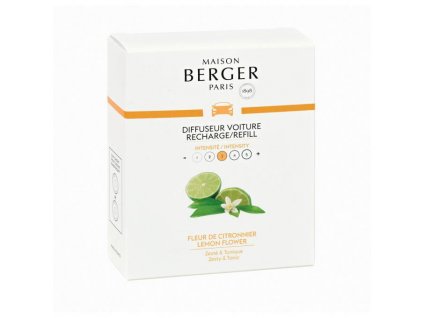 BERGER CAR 2 náhr. náplně Fleur de citron / Květ Citrónu