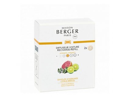 BERGER CAR 2 náhr. náplně Envolée d'Agrumes / Citrusový vánek