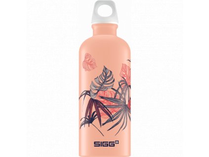 Sigg Lucid Florid láhev na pití 600 ml, shy pink, 8803.20