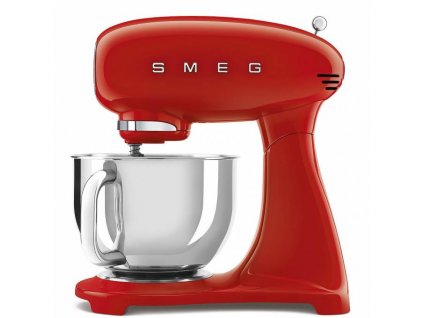 SMEG 50's Retro Style kuchyňský robot s nerezovou miskou 4,8 l červený, SMF03RDEU