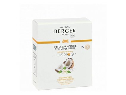 BERGER CAR 2 náhr. náplně Coco Monoi / Coconut Monoi