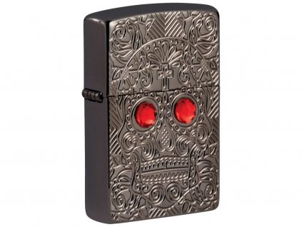 Zapalovač Zippo 25576 Armor Crystal Skull Design