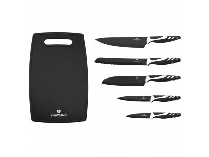 Sada nožů s nepřilnavým povrchem + prkénko 6 ks NonStick Chef