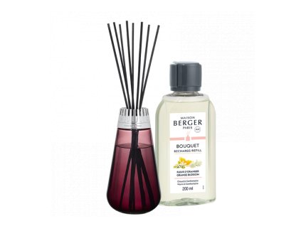 BERGER Amphora difuzér Rasberry / Pomerančový květ difuzér s náplní 200ml (C12021)