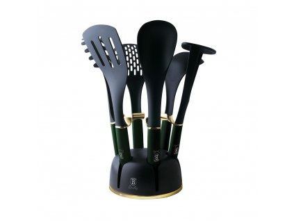 Kuchyňské náčiní ve stojanu sada 7 ks Berlingerhaus Emerald Collection BH-6243