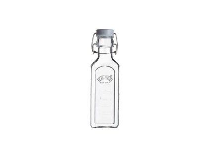 Kilner Clip Top skleněná láhev s klipem, hranatá, 0,3 l, 0025.005