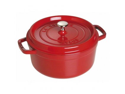 Staub Cocotte hrnec kulatý 30 cm/8,35 l višňová, 1103006