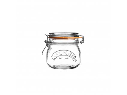 Kilner Clip Top zavařovací sklenice s klipem, kulatá, 0,5 l, 0025.490