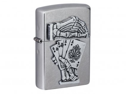 Zapalovač Zippo 25633 Dead Man’s Hand Emblem Design