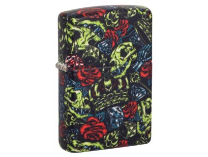 Zapalovač Zippo 26994 Skull Crown Design