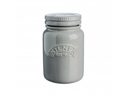 Kilner Push Top keramická dóza na potraviny, 0,6 l, šedá, 0025.362