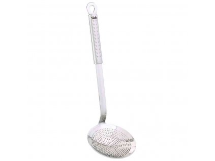 Lžíce kuchyňská děrovaná, kulatá – průměr 11 cm, nerez – Magic - Fissler