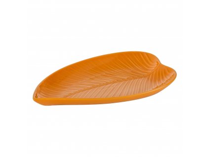 Mason Cash talíř střední ve tvaru lístku oranžový, 2002.224