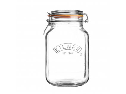 Kilner Clip Top zavařovací sklenice s klipem, hranatá, 2 l, 0025.513