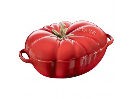 Staub Cocotte keramická zapékací miska ve tvaru rajčete 16 cm/0,5 l, červená, 40511-855