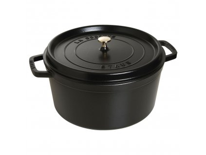 Staub Cocotte hrnec kulatý 34 cm/12,6 l černá, 1103425