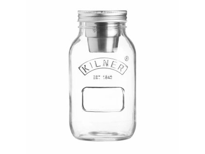 Kilner Skleněná nádoba na ukládání nebo přepravu potravin na cestách 1 l, 0025.791