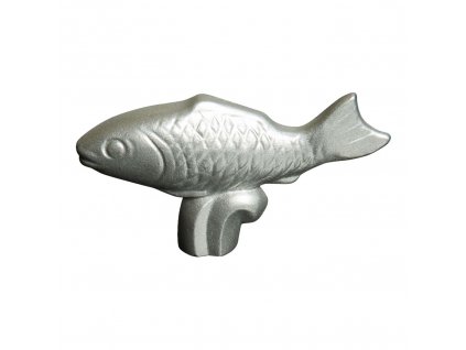 Staub kovový úchyt na poklici, tvar ryba, 1190105