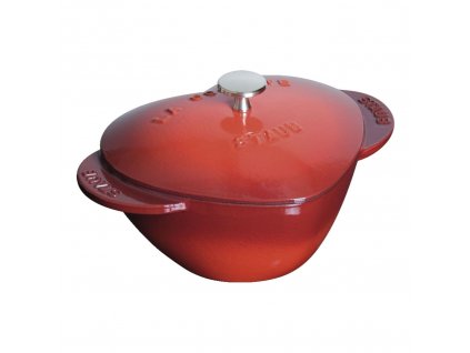 Staub Cocotte hrnec ve tvaru srdce 20 cm/1,75 l višňový, 1100006