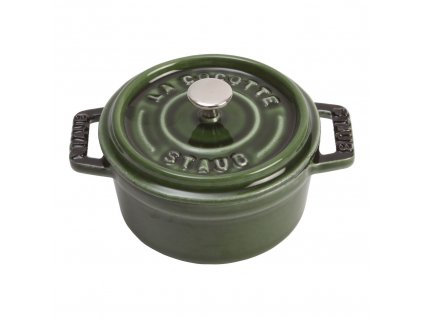 Staub Cocotte Mini hrnec kulatý 10 cm/0,25 l bazalková, 1101085