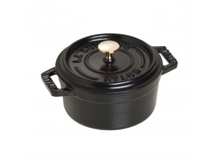 Staub Cocotte Mini hrnec kulatý 10 cm/0,25 l černý, 1101025