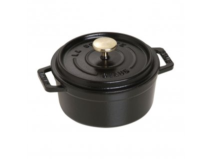 Staub Cocotte hrnec kulatý 12 cm/0,4 l černý, 1101225