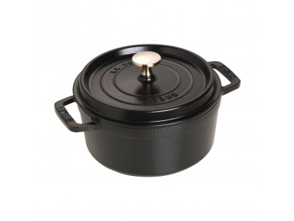 Staub Cocotte hrnec kulatý 18 cm/1,7 l černý, 1101825