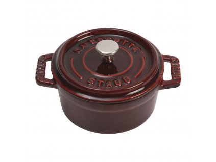 Staub Cocotte Mini hrnec kulatý 10 cm/0,25 l grenadina, 1101087